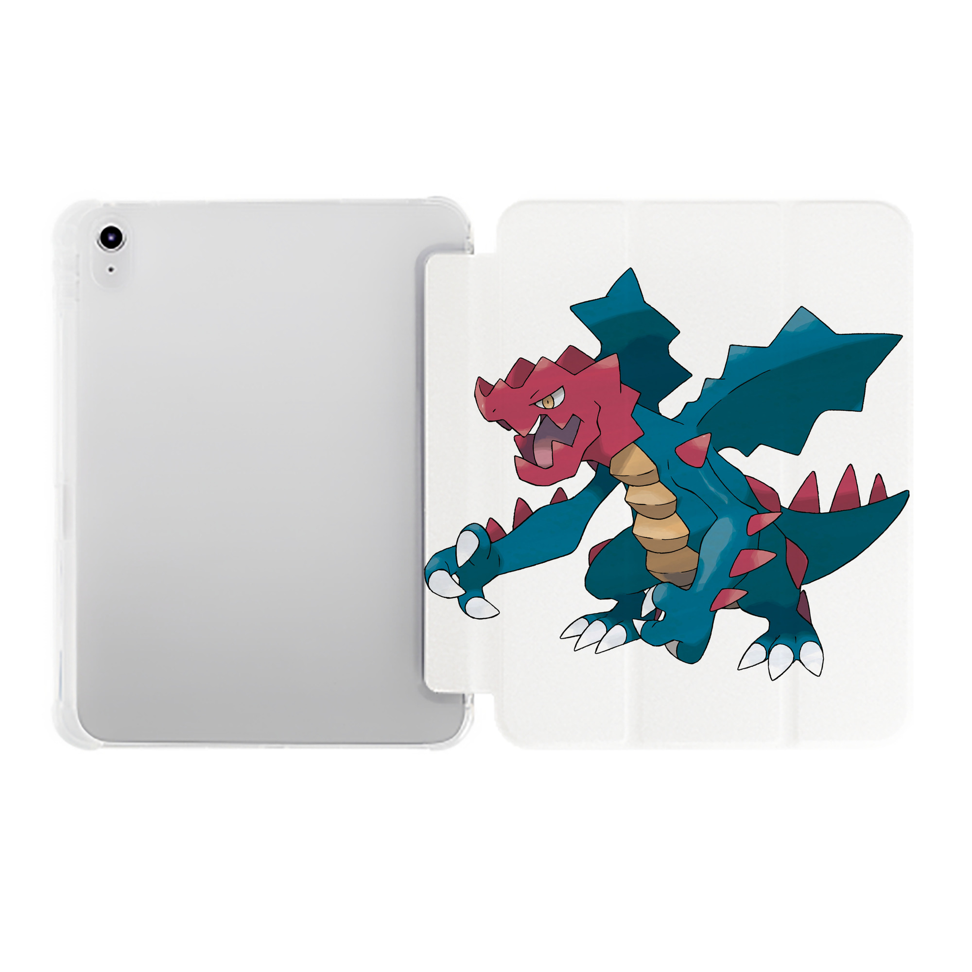 （画像用） ポケットモンスター Pokémon IPad ケース ペン収納付き 三つ折りスタンド PUレザー×シリコン 対応機種9.5/10.5/10.9インチ